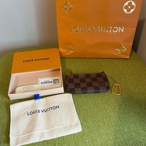 Louis Vuitton Key Pouch - with Box/store receipt